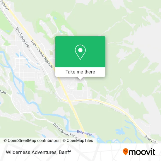 Wilderness Adventures map