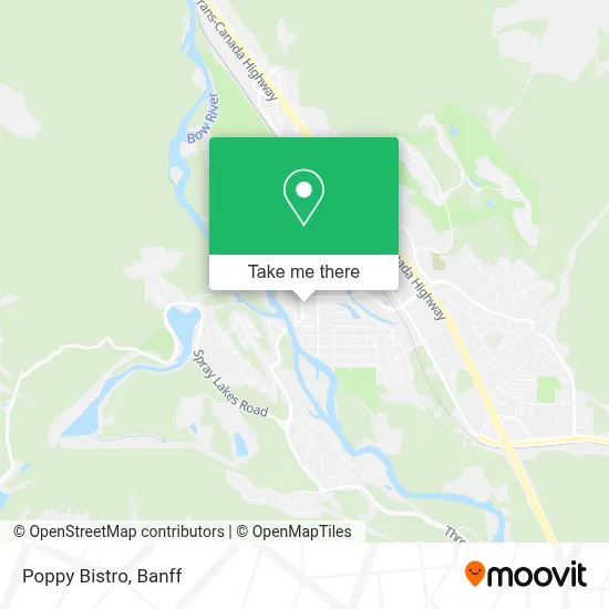 Poppy Bistro map