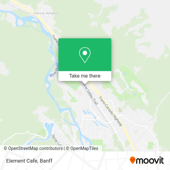 Element Cafe map