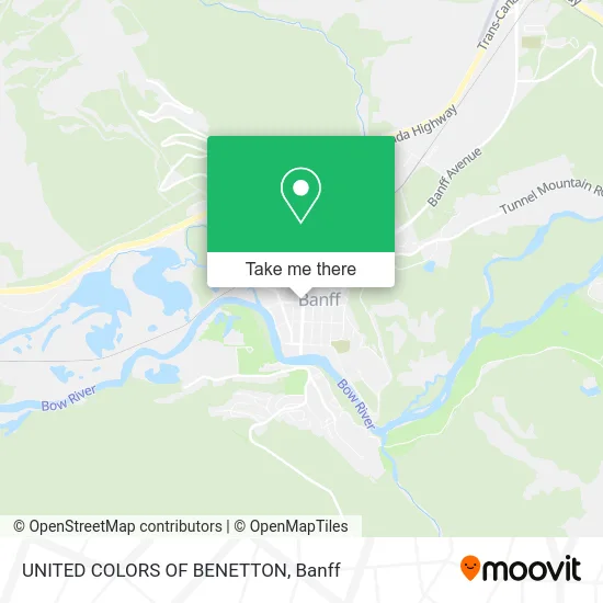 UNITED COLORS OF BENETTON map