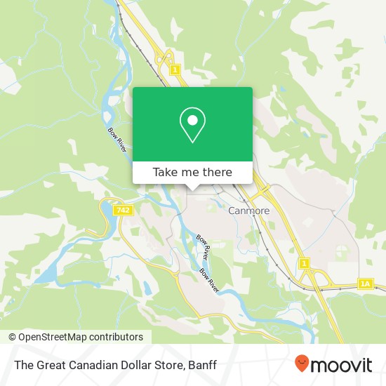 The Great Canadian Dollar Store map