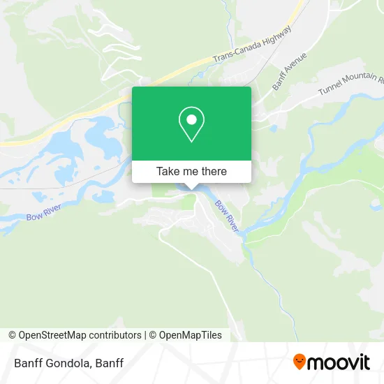 Banff Gondola map