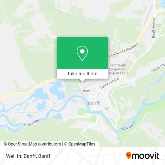 Well In:  Banff map