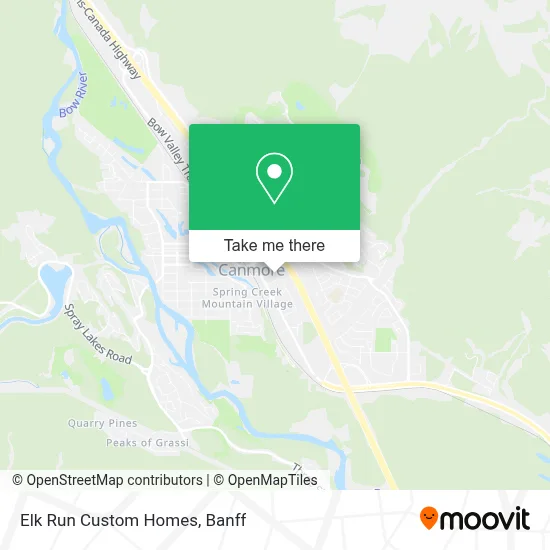 Elk Run Custom Homes map