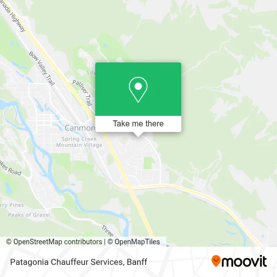 Patagonia Chauffeur Services map