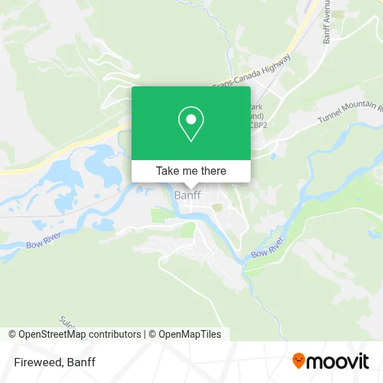 Fireweed map