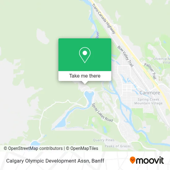 Calgary Olympic Development Assn map