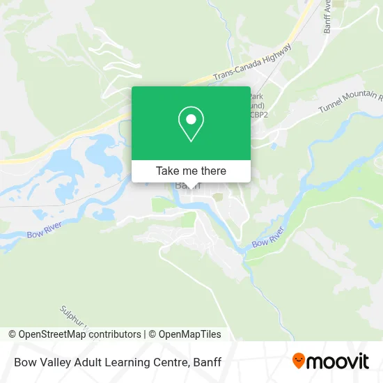 Bow Valley Adult Learning Centre map