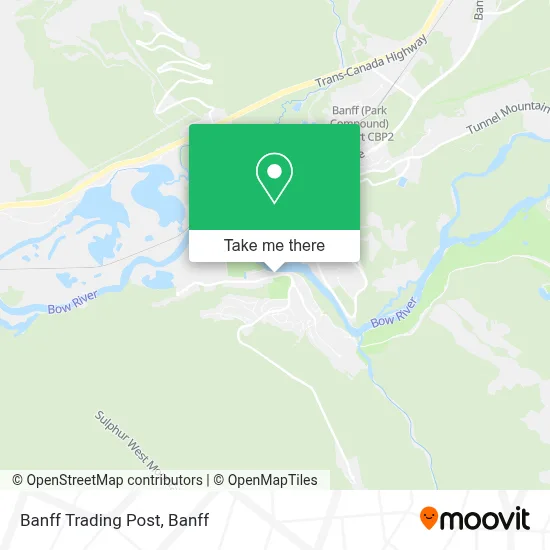 Banff Trading Post map