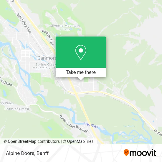 Alpine Doors map