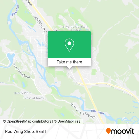 Red Wing Shoe map
