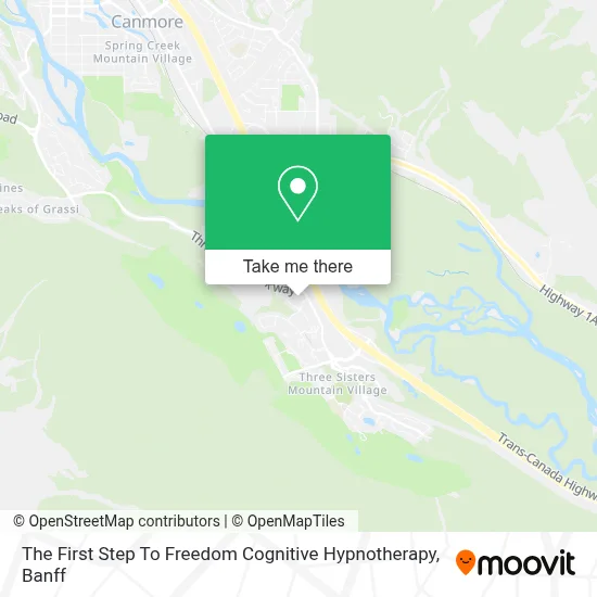The First Step To Freedom Cognitive Hypnotherapy map