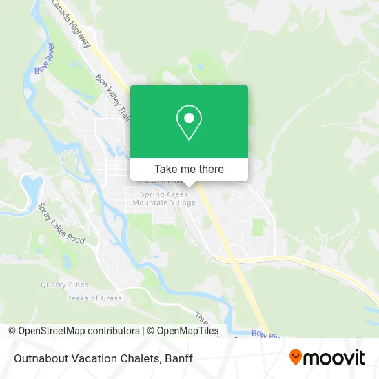 Outnabout Vacation Chalets map