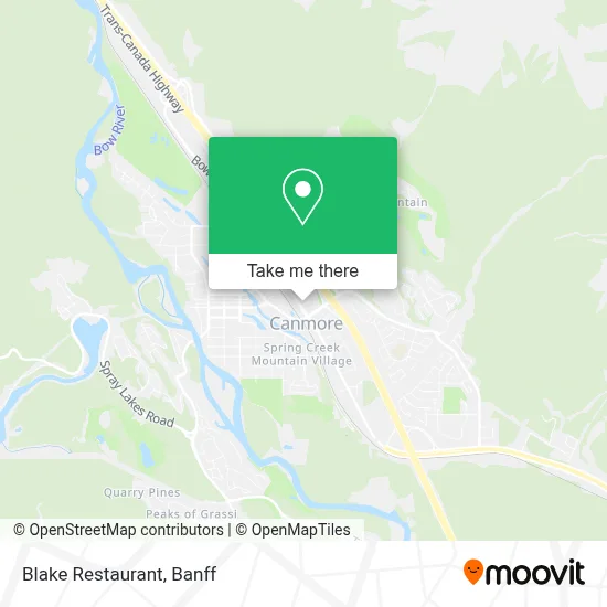 Blake Restaurant map