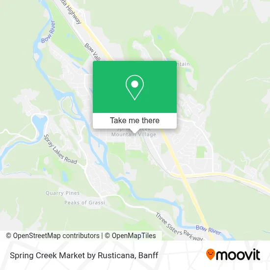 Spring Creek Market by Rusticana map