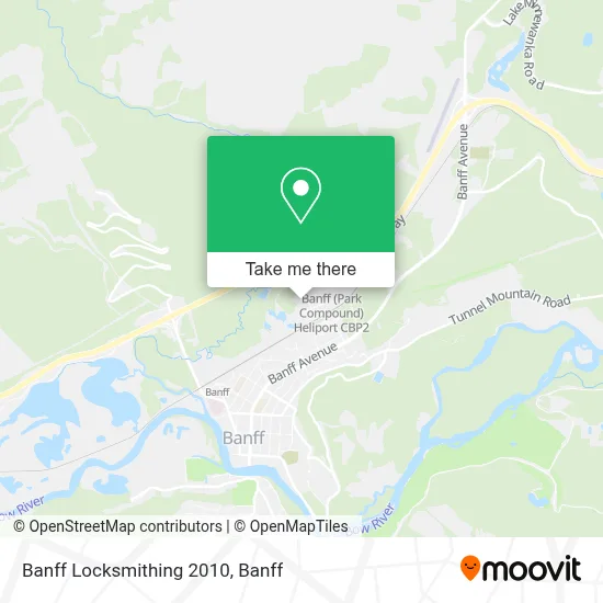 Banff Locksmithing 2010 map