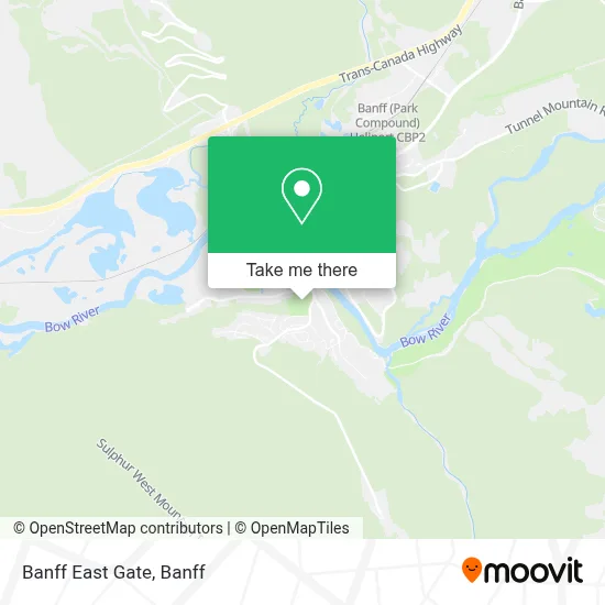 Banff East Gate map