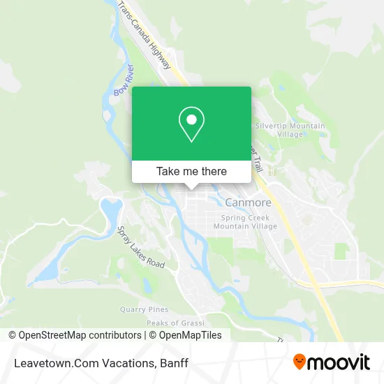 Leavetown.Com Vacations map