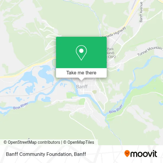 Banff Community Foundation map