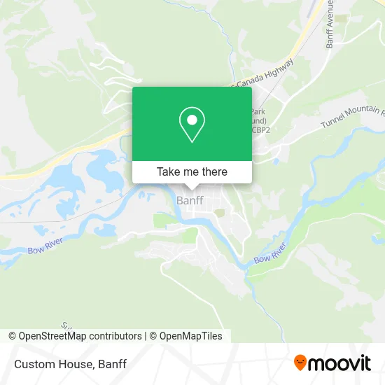 Custom House map