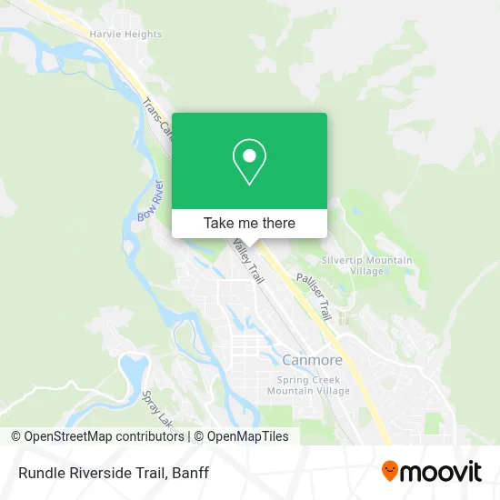 Rundle Riverside Trail map