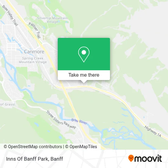 Inns Of Banff Park map