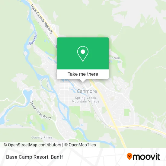 Base Camp Resort map