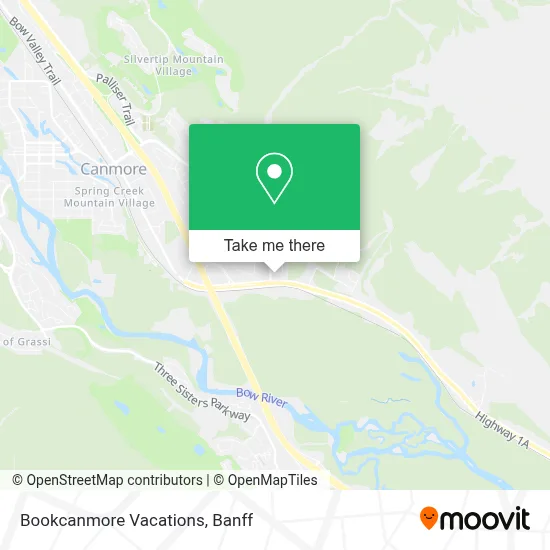 Bookcanmore Vacations map