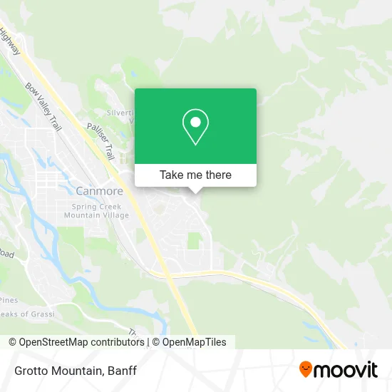 Grotto Mountain map