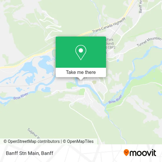 Banff Stn Main map