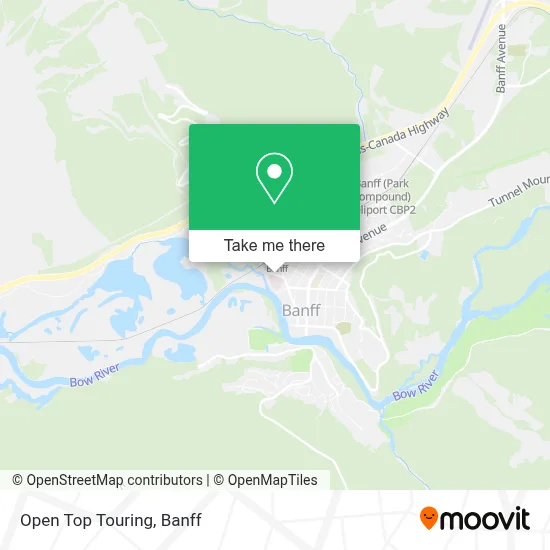 Open Top Touring map