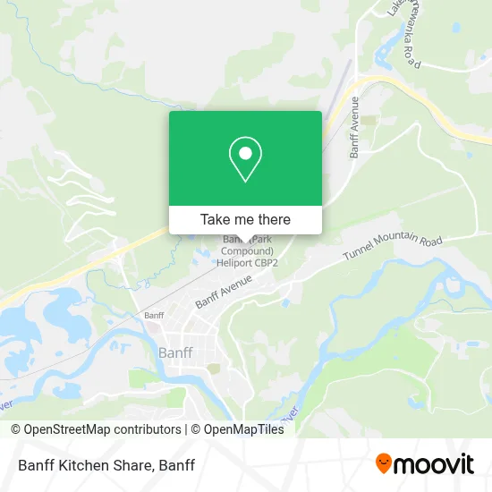 Banff Kitchen Share map