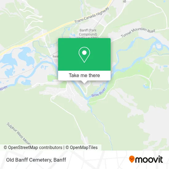 Old Banff Cemetery map