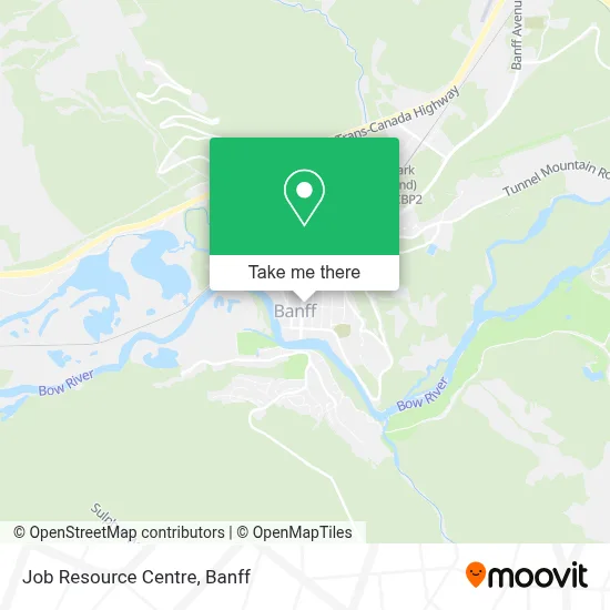 Job Resource Centre map