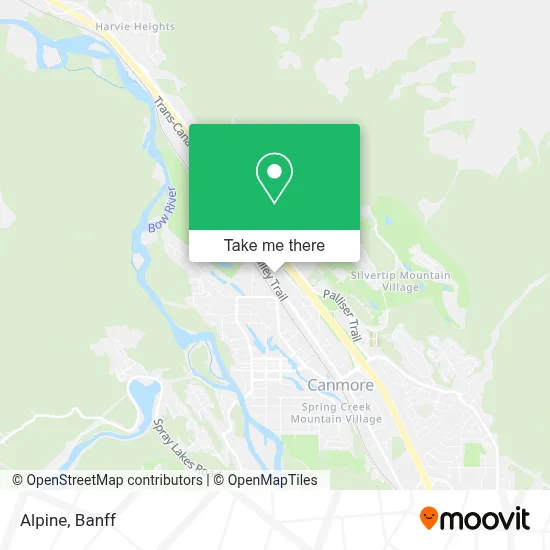 Alpine map