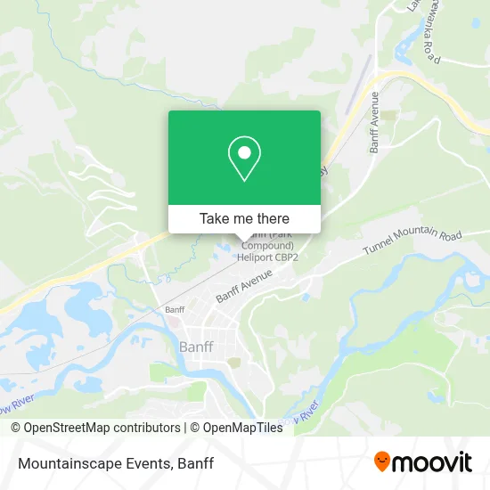 Mountainscape Events map