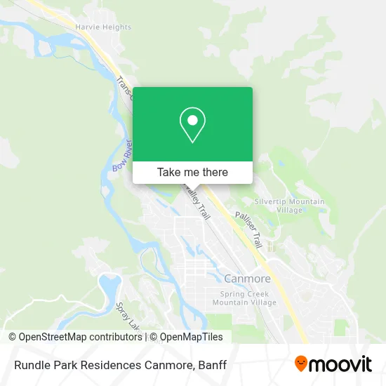 Rundle Park Residences Canmore map