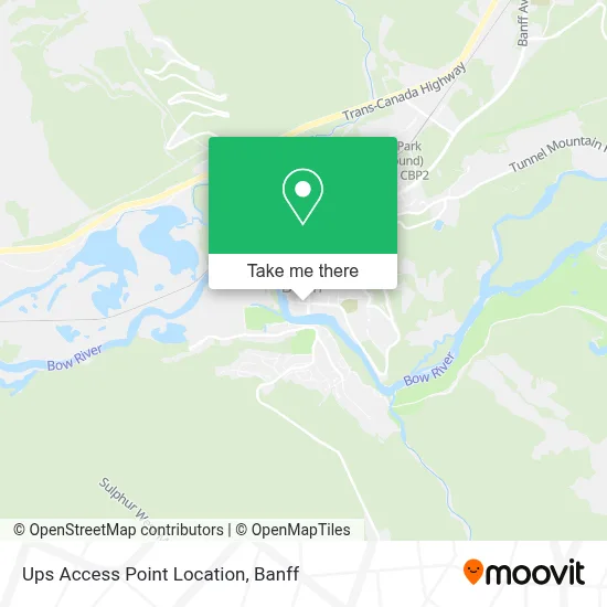 Ups Access Point Location map