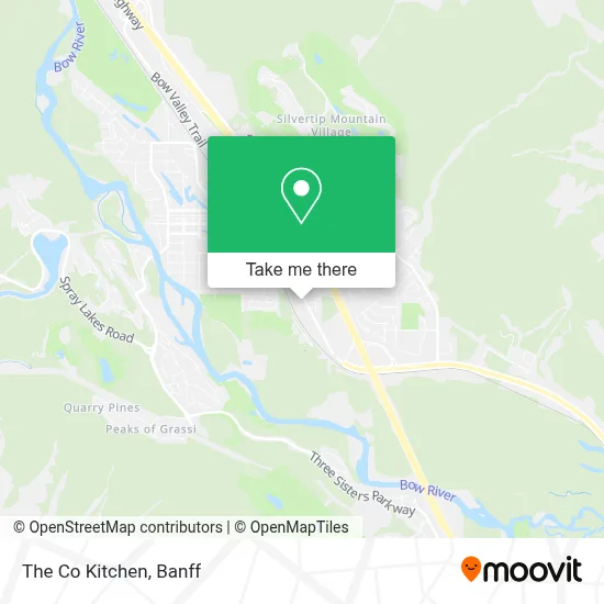 The Co Kitchen map