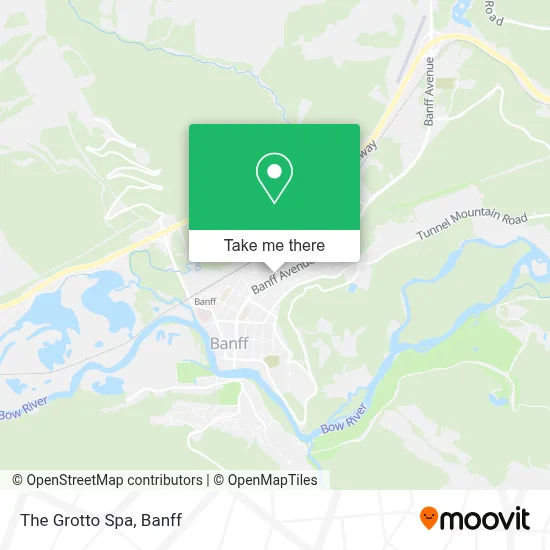 The Grotto Spa map