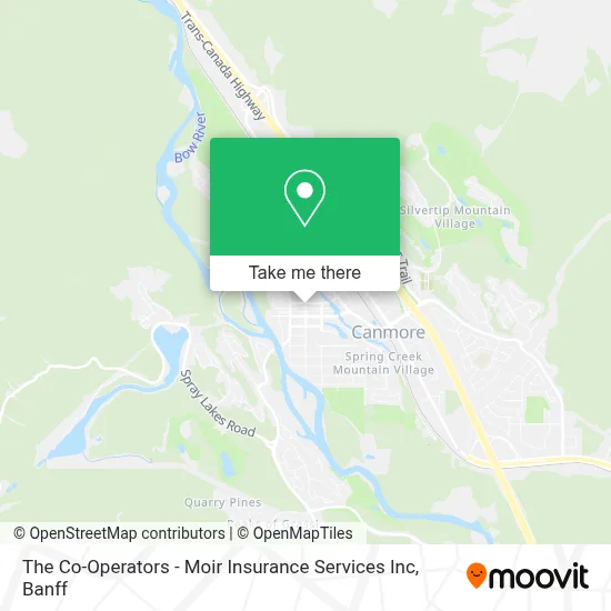 The Co-Operators - Moir Insurance Services Inc map