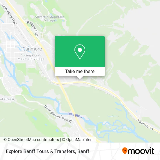 Explore Banff Tours & Transfers map