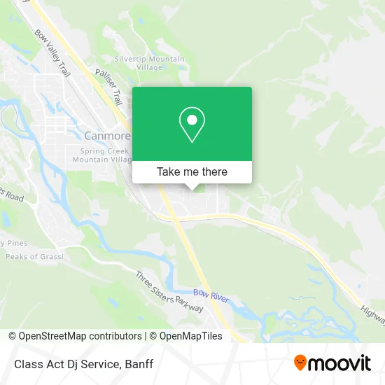 Class Act Dj Service map