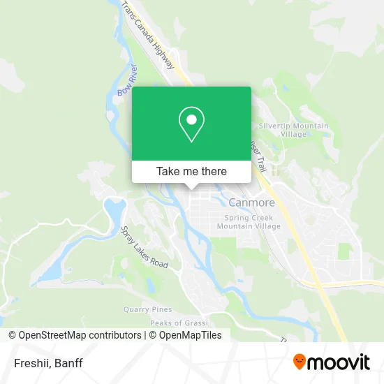 Freshii map