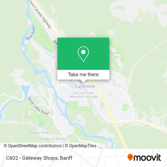 C602 - Gateway Shops map