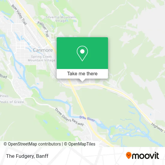 The Fudgery map
