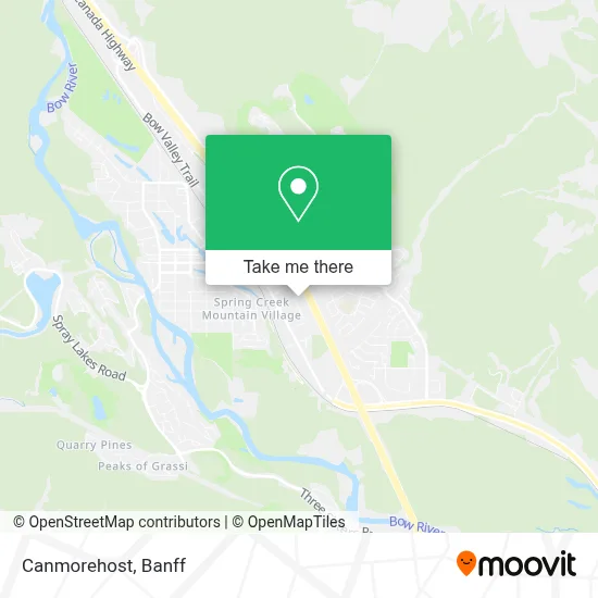 Canmorehost map