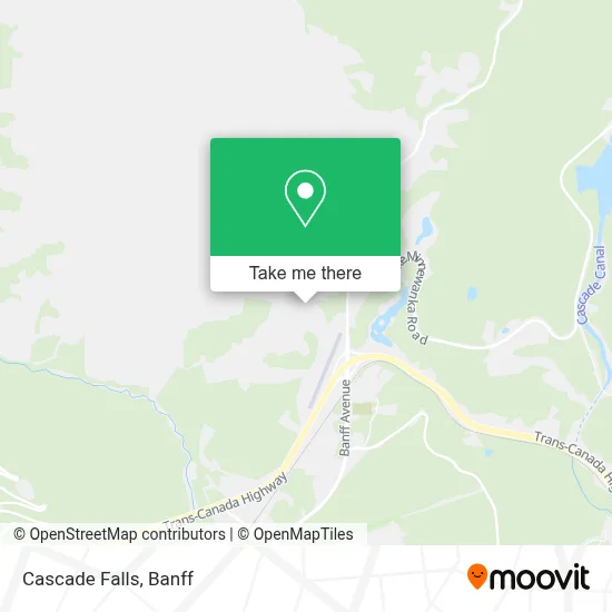 Cascade Falls map