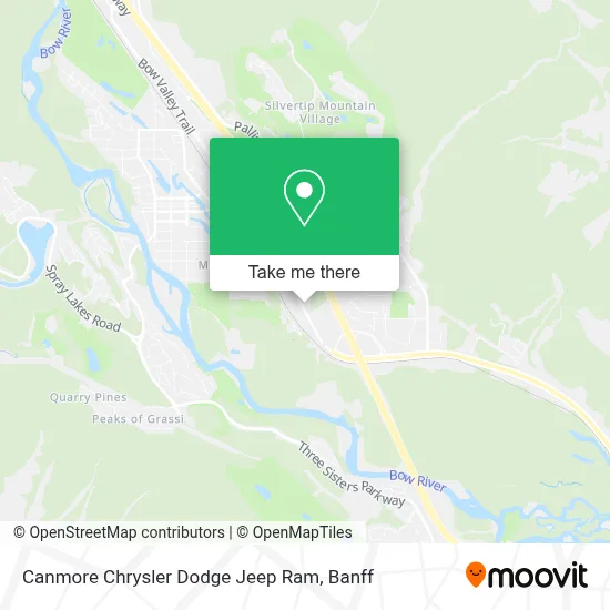 Canmore Chrysler Dodge Jeep Ram map