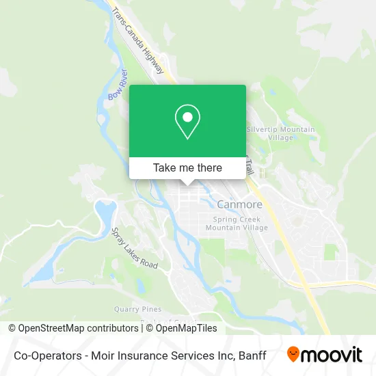 Co-Operators - Moir Insurance Services Inc map